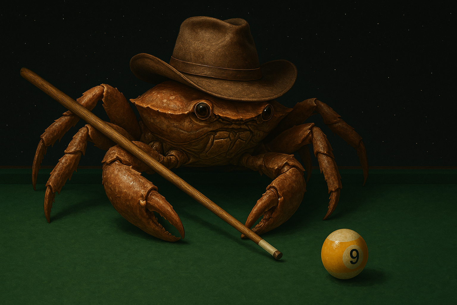 Pool Playing Crab